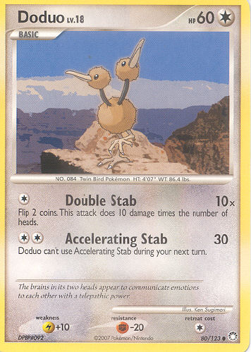 Doduo - (DP - Mysterious Treasures)