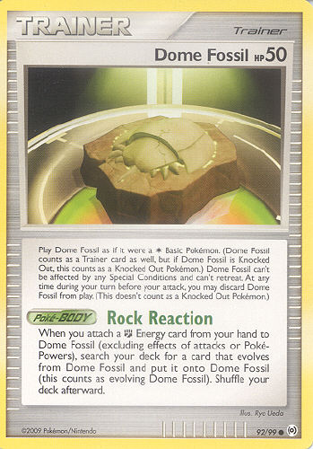 Dome Fossil - (Platinum - Arceus)