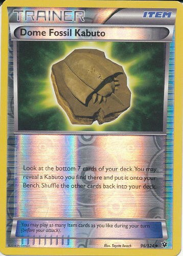 Dome Fossil Kabuto (Reverse Holo) - (Fates Collide)