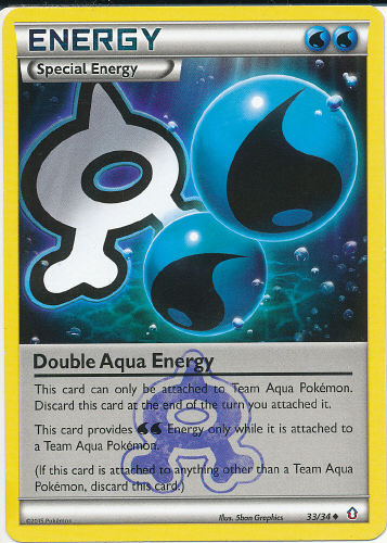 Double Aqua Energy (Special Energy Card) - (Double Crisis)