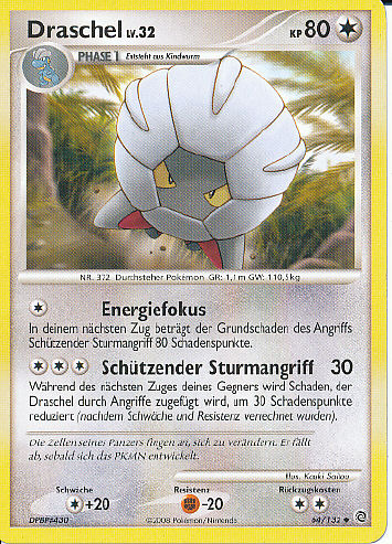 Draschel (Shelgon) - (DP - Secret Wonders)