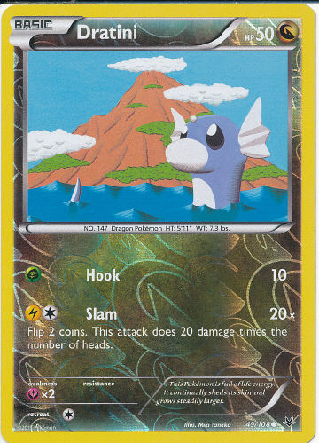 Dratini (Reverse Holo) - (Roaring Skies)