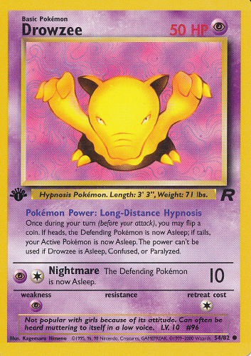 Drowzee - (Team Rocket)