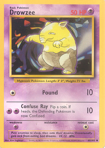 Drowzee - (Base Set)