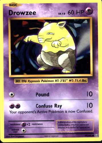 Drowzee - (Evolutions)