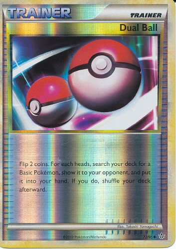 Dual Ball (Reverse Holo) - (HS - Unleashed)