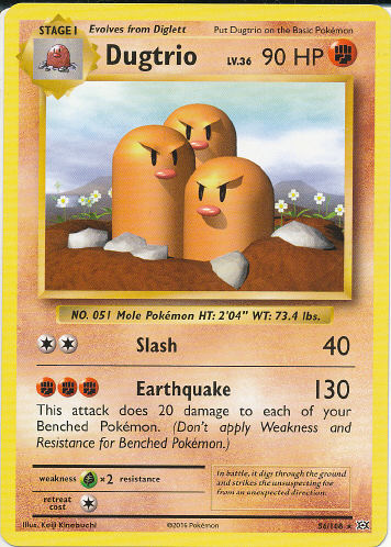 Dugtrio - (Evolutions)