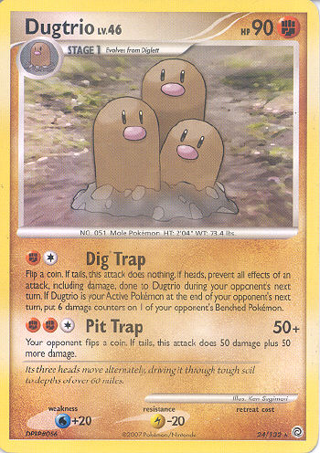 Dugtrio - (DP - Secret Wonders)