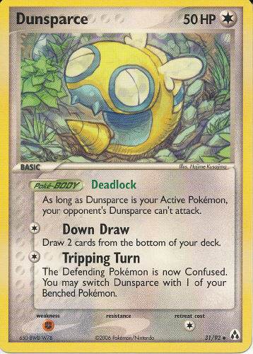 Dunsparce - (EX Legend Maker)