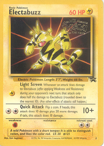 Electabuzz - (Wizards Black Star Promo)