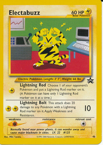 Electabuzz - (Wizards Black Star Promo)