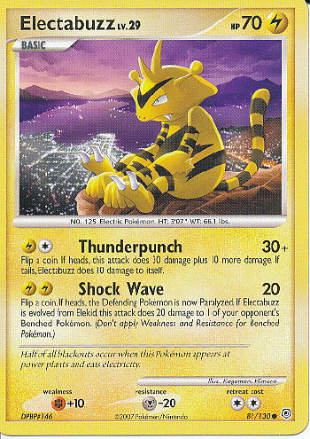 Electabuzz - (Diamond And Pearl Base Set)