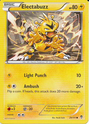 Electabuzz - (Furious Fists)