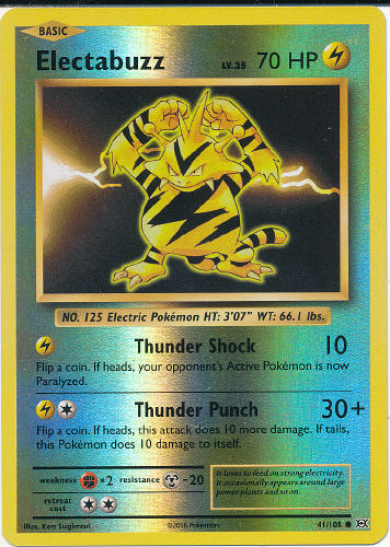 Electabuzz (Reverse Holo) - (Evolutions)