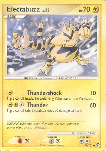 Electabuzz - (DP - Secret Wonders)