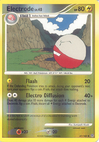 Electrode (Reverse Holo) - (DP - Stormfront)