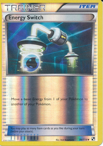 Energy Switch (Reverse Holo) - (Black & White)