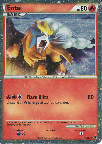 Entei - (HGSS Promos)