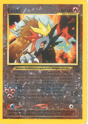 Entei - (Wizards Black Star Promo)