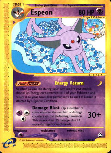 Espeon - (Aquapolis)