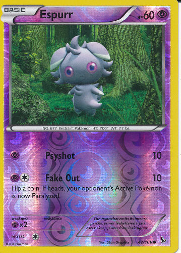 Espurr (Reverse Holo) - (Flashfire)