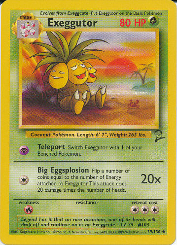 Exeggutor - (Base Set 2)