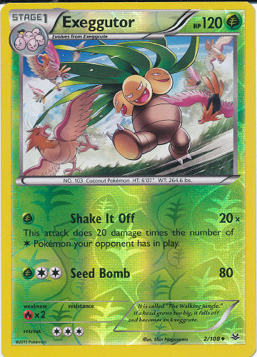 Exeggutor (Reverse Holo) - (Roaring Skies)