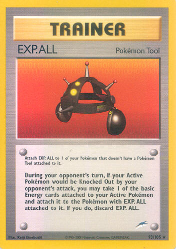 EXP.ALL (Pokémon Tool) - (Neo Destiny)