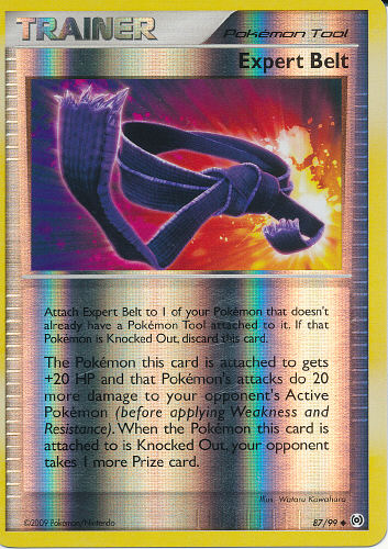 Expert Belt (Pokémon Tool) {Reverse Holo} - (Platinum - Arceus)