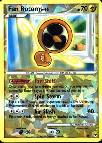 Fan Rotom (Reverse Holo) - (Platinum - Rising Rivals)