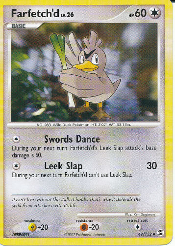 Farfetch'd - (DP - Secret Wonders)