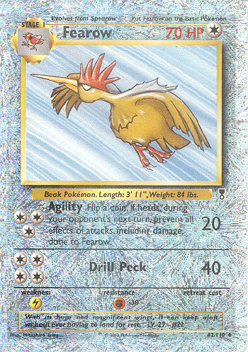 Fearow (Reverse Holo Shiny) - (Legendary Collection)