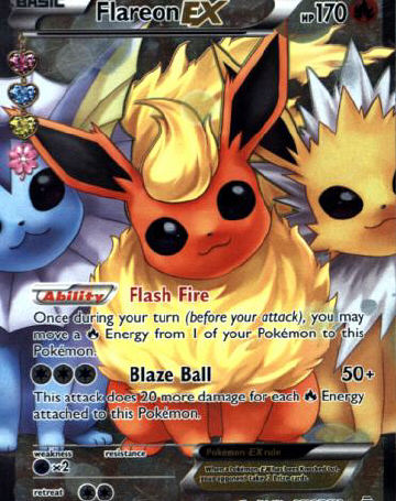 Flareon EX (Full Art) - (Generations (Radiant Collection))
