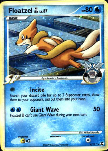 Floatzel GL - (Platinum - Rising Rivals)