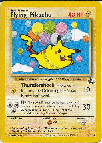 Flying Pikachu - (Wizards Black Star Promo)