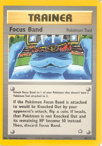 Focus Band (Pokémon Tool) - (Neo Genesis)