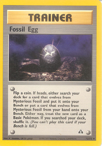 Fossil Egg - (Neo Discovery)