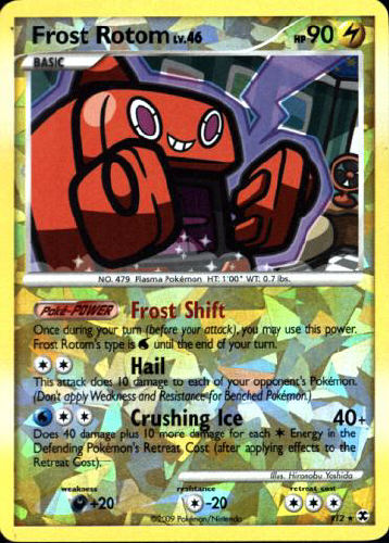 Frost Rotom (Reverse Holo) - (Platinum - Rising Rivals)