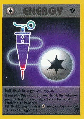 Full Heal Energy (Special Energy Card) - (Team Rocket)