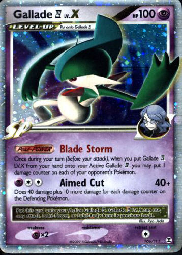 Gallade 4 LV. X - (Platinum - Rising Rivals)