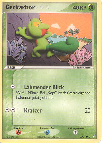 Geckarbor (Treecko) - (EX Crystal Guardians)