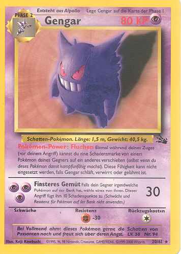 Gengar (Gengar) - (Fossil)