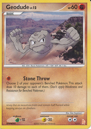 Geodude - (DP: Trainer Kit #1 (Gold & Blue))