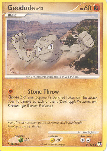 Geodude - (DP - Mysterious Treasures)