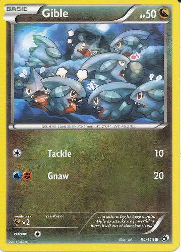 Gible - (Legendary Treasures)