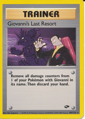 Giovanni's Last Resort - (Gym Challenge)