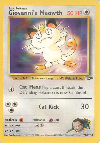 Giovanni's Meowth - (Gym Challenge)