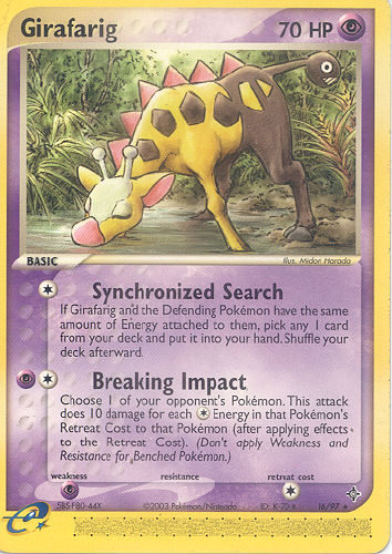 Girafarig - (EX Dragon)