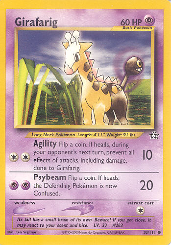 Girafarig - (Neo Genesis)