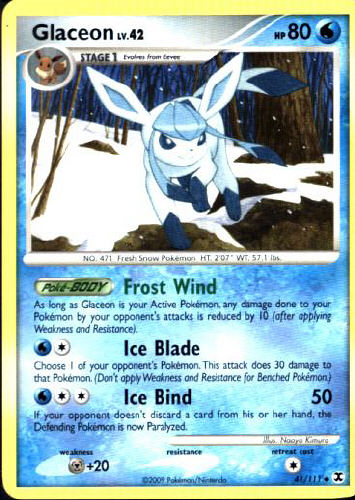 Glaceon - (Platinum - Rising Rivals)